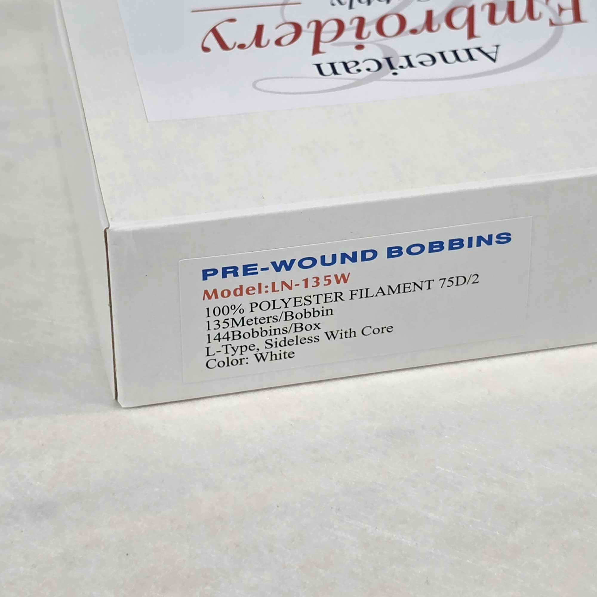 Sideless Continuous Filament S15L White