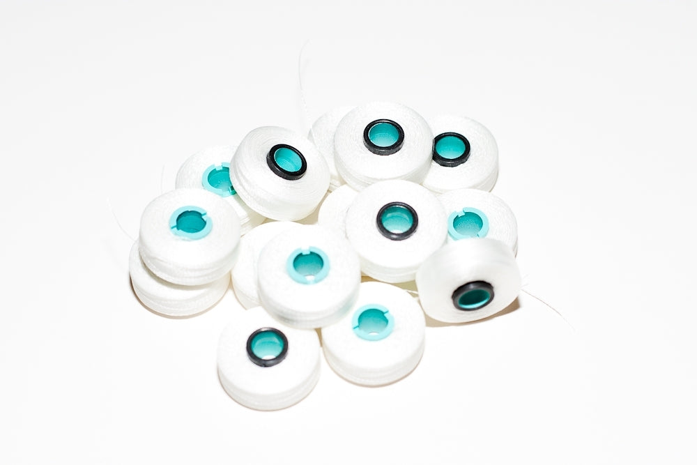 Magna-Glide Embroidery Bobbin P-15-L White