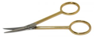 Gold Line Curved Tip Scissors